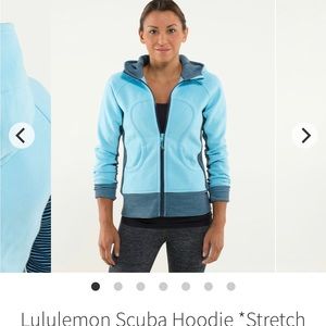 Light Blue LuLulemon Scuba Hoodie